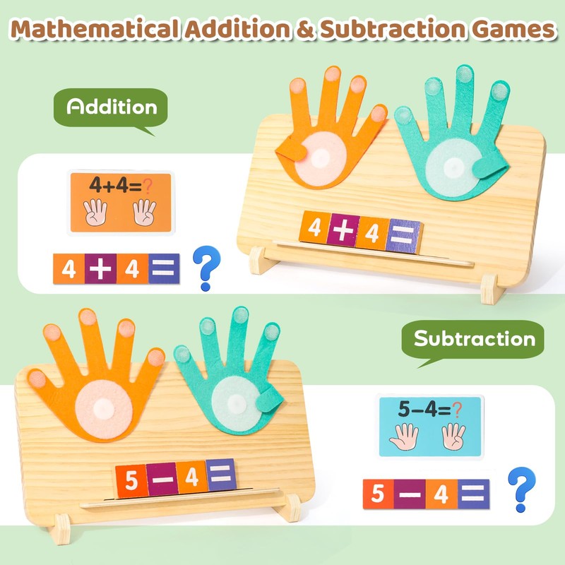XIAPIA Montessori Toy from 1, Educational Toy, Mathematical Manipulations, Number