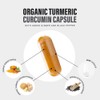 Organic Turmeric Capsules High Strength and Black Pepper with Active