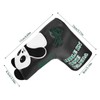 Golf Putter Head Cover Mallet, PU Leather Headcover for Blade