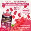Potassium Citrate Gummies, High Potassium Supplement (1000mg), Supports Leg Cramps