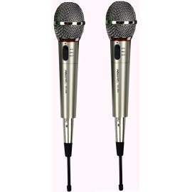 Hisonic HS308L-2 Wireless Dual Handheld Microphone Setup 2 Channel mics