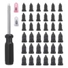 36pcs Tire Repair Rubber Studs, Vacuum Tire Repair Kit Spiral