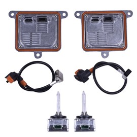 Prefer Warehouse 2PCS Xenon HID Headlight Ballast Control Units with Igniter + D3S Bulbs & HID Bulb Wire Kit, Compatible with 2015 - 2020 Blazer/Impala/Malibu/Suburban/Tahoe 20928264