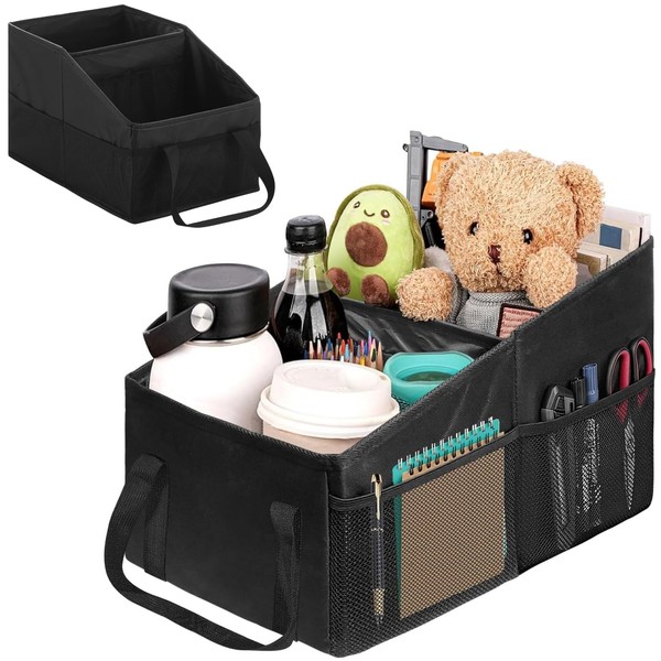 Car Organizer, Car Backseat Organizer with Divide, Handles and Multiple