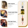 Lamp Kits for Do it Yourself, Brass Bottle Lamp Kit,