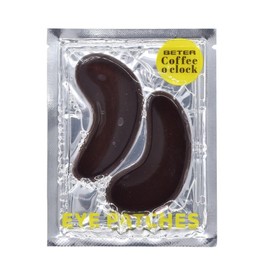 Beter - Eye Contour Plasters with Konjac Plant Fibres - Coffee O'clock Model - Pack of 10 Pairs