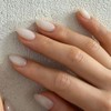 SXVME Uñas Postizas Blancas Cortas Almendradas, Uñas Postizas Blancas, Uñas