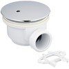 asinox 72607 Valve Drain Shower, White