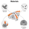 Linkstyle 50pcs Electrical Connectors, 24-12 AWG T Tap Wire Connectors