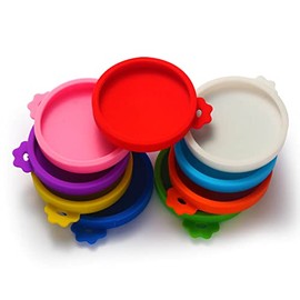 Yobbai 9 Pack Cat Food Cans Lids, Food Safe BPA Free & Dishwasher Safe,Silicone Can Lids Covers for Cat Food Cans