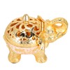 Elephant Shaped Incense Burner Aromatherapy Ornament for Living Room Entryway