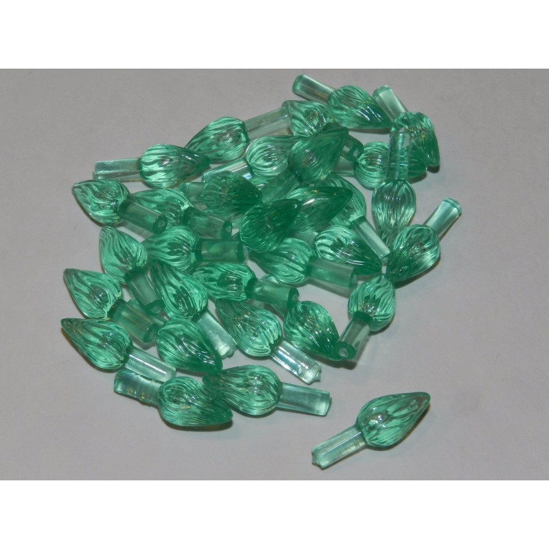 60 Medium Twist Bulbs w/Star Vintage Ceramic Christmas Tree Replacement