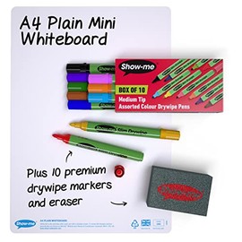 A4 Plain Whiteboard Kit