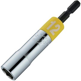 TOP Industrial (TOP) Electric Drill α (Alpha) Socket for 12mm Opposite Side 18V 6-Angle Reinforced Shaft Type Alpha Series Made in Japan EDX-12