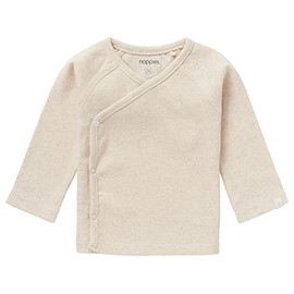 Noppies Unisex Baby U Tee Overlap LS Rib Nanyuki T-Shirt, Oatmeal