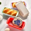 QUHUOYAO シリコンミニローフパン 4個セット シリコンパンローフパン シリコン長方形ケーキ型 耐熱皿 パン焼き型 自家製ケーキパン ミートローフ アイスブリックなど