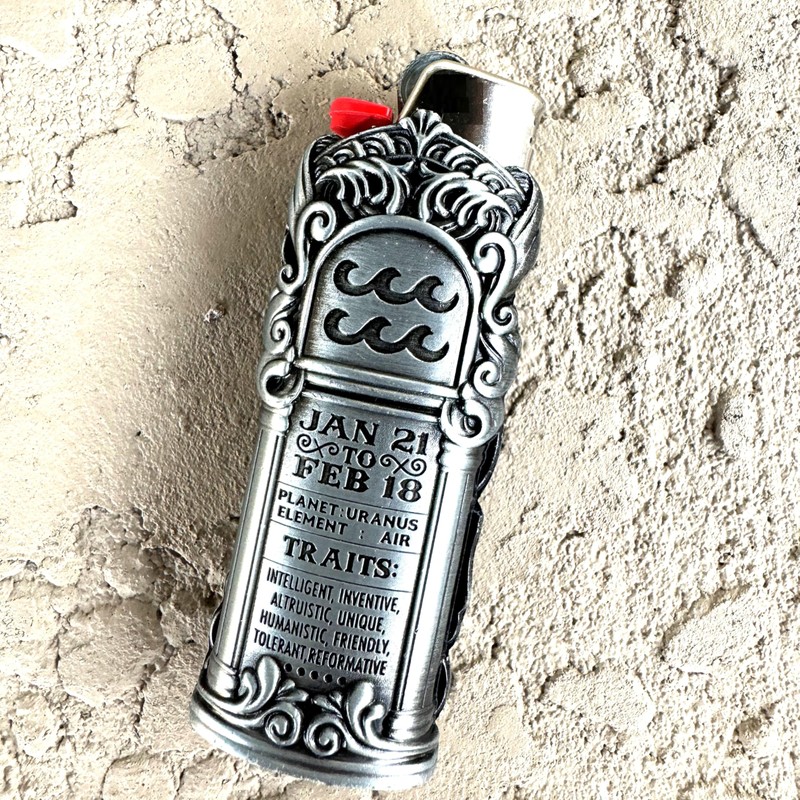 JSSELLER Metal Lighter Case Fits BIC, It Covers Standard Full