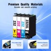 SAOUOT 232XL Ink Replacement for Epson WF-2930 XP-4205 XP-4200 WF-2950
