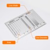 HARFINGTON 3pcs High Precision SEC Size Estimation Chart 83x58mm 0.16mm
