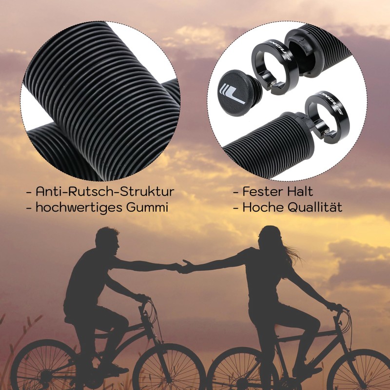 LONGUS Handlebar Grip Loring, SZ, 2 x Double Lockring FA003834001