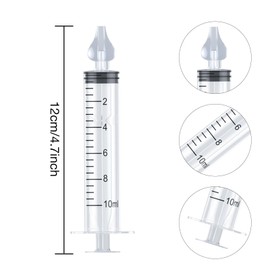RTRTGS Pack of 4 Nasal Showers, 10 ml Professional Nose Rinse, Nose Washer, Reusable Nose Washer, Safe and Comfortable