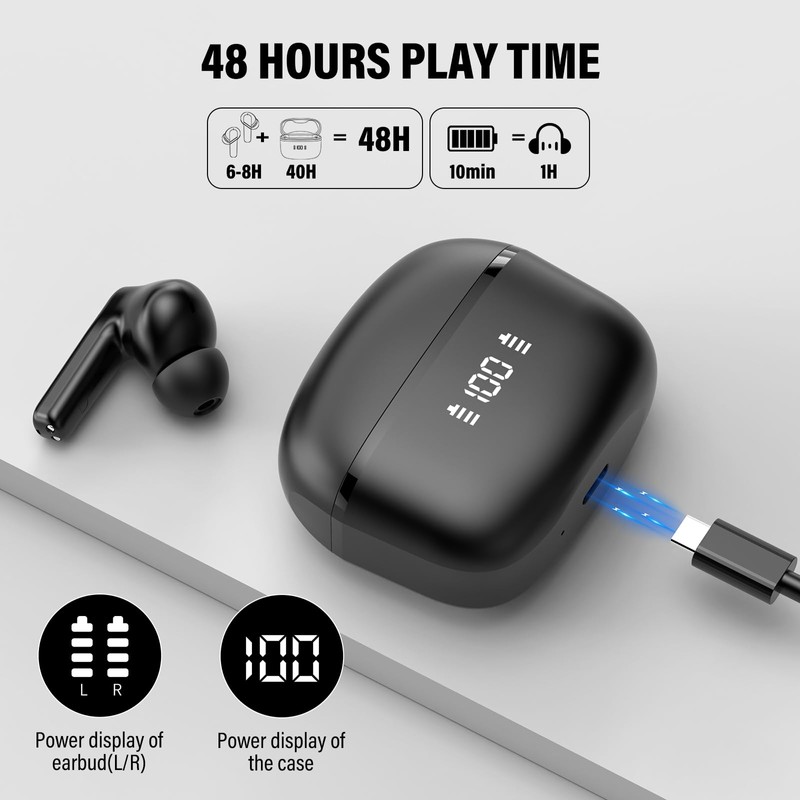 AI Language Translation Earbuds Real Time, Supports 144 Languages With