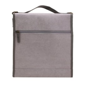 OMH Organize My Home Insulated Roll Down Lunch Bag With Shoulder Strap. (Gray)