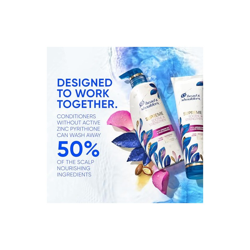 Head & Shoulders Supreme Champú anticaspa con aceite de argán