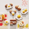 2 PCS Resin Fried Egg Refrigerator Magnet, 3D Egg Home