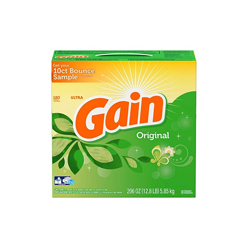Gain Ultra Powder Laundry Detergent, Original (206 oz., 180 loads)