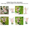 4Pcs Flower Fairies Figurines Statue Garden Home Ornament Resin Model
