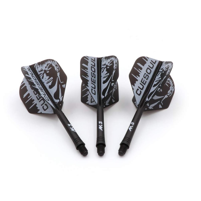 Cuesoul Darts Integrated Darts and Flight Standard Shape Set of