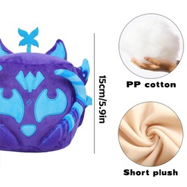 POPOYU Blox Fruits Plushies,Blox Fruits Soft Stuffed Animal Pillow,Blox Fruits Plush Box Toy,Animal Soft Stuffed Blox Fruit Figure Soul Plush Doll Toys for Kids Birthday Gifts Bedroom Decoration