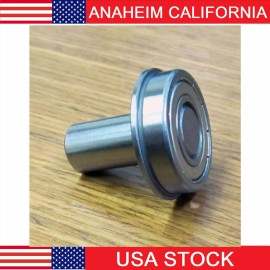 VXB 1/8" Inch Flanged Ball Bearing with 3/8" diameter integrated 3/8" Axle 17648