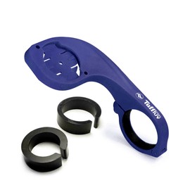 TUFF LUV Lollipop Mount E4_38 for Garmin Edge GPS Bike Handlebar Computer Mount Adapter - Dark Blue