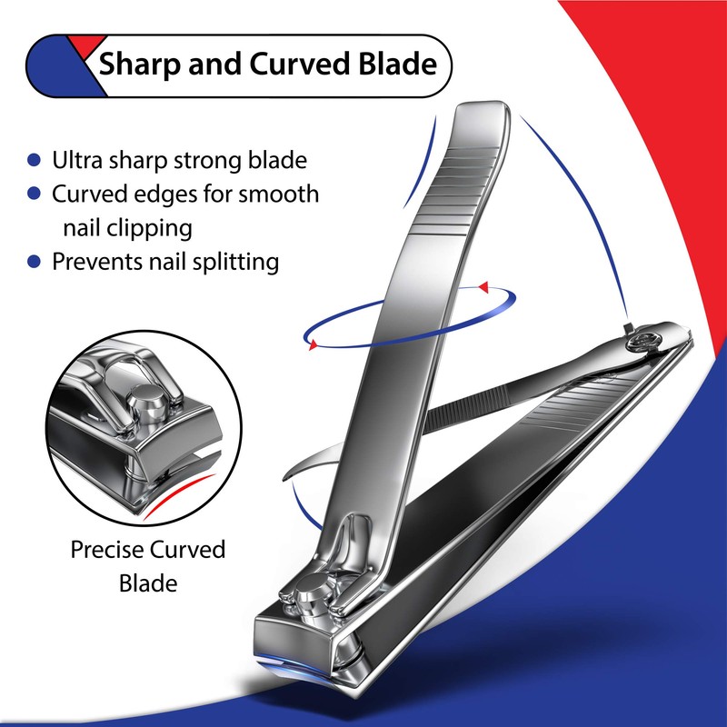 Toe Nail Clippers for Thick Nails - Large Nail Cutter