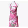 April Cornell Floral Pink Cooking Chef Cotton Apron