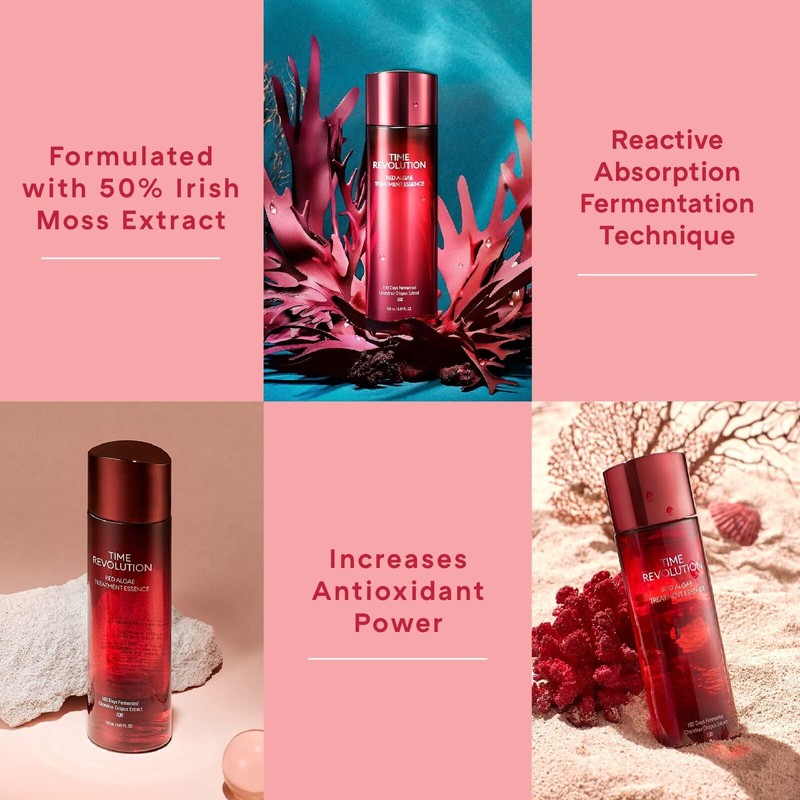 MISSHA Time Revolution Red Algae Treatment Face Serum Essence 150ml