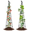 MQHUAYU 2 Pack Garden Trellis for Climbing Plants Outdoors,65Inch Cucumber