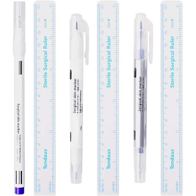 10 Uds. Rotulador De Cejas De Doble Punta Microblading Con