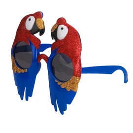Bohue Parrot Sunglasses Funny Hawaiian Glasses Parrot Party Glasses Hawaiian Tropical Eye Glasses Party Favours for Kids Adults