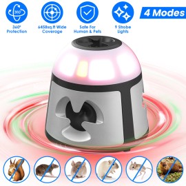 iMounTEK Ultrasonic Rodent Mouse Repeller Alarm Mice Repellent Squirrel Control Device