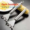 2 Packs Stainless Steel Corn Peeler & Cob Stripper Tool
