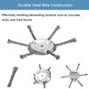 Steel Wire Grass Trimmer Head, 6 Inches Universal Steel Wire