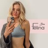 Felina Organic Cotton Bralette for Women, Super Soft & Dyed