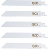 BGS 74382 Reciprocating Saw Blade Set for Item 70993, 74520,