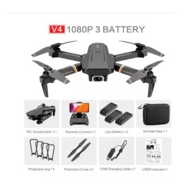 RICHIE Drone V4 Richie Plegable 1080p Hd Sensor De Gravedad