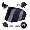 MXJ Gear Valiant II Visor Face Shield Replacement For Valiant