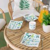 20 Napkins "Schön, dass du da bist" Blue/Green for Birthday,