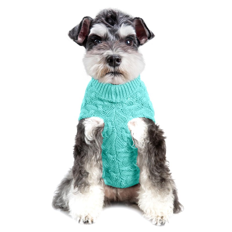 NACOCO Classic Dog Sweater Knitted Turtleneck Dog Sweater Warm Winter